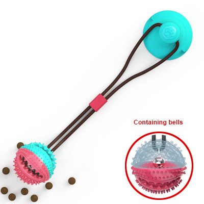 Suction Cup Dog Toy – Tug-of-War Ball with Tooth Cleaning Design - Image 4