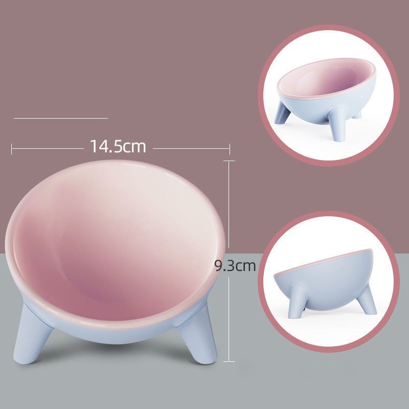 Tilted Pet Bowl With Stand – Nordic Color Feeder, PET Material - Image 4