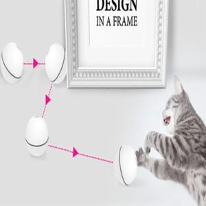 Alternative view of LED Cat Ball Toy – Rechargeable Rolling Ball with Catnip