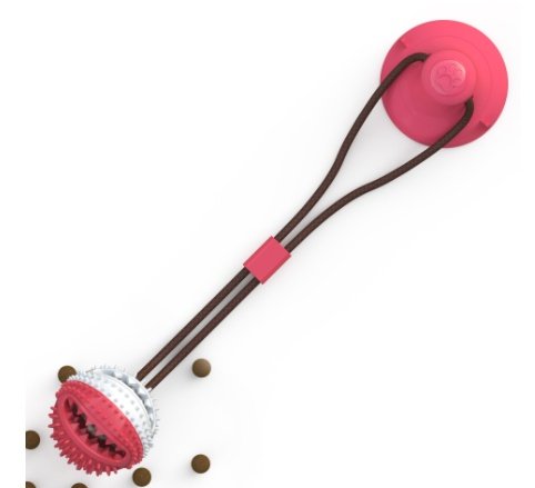 Suction Cup Dog Toy – Tug-of-War Ball with Tooth Cleaning Design - Image 10
