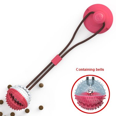 Suction Cup Dog Toy – Tug-of-War Ball with Tooth Cleaning Design - Image 5