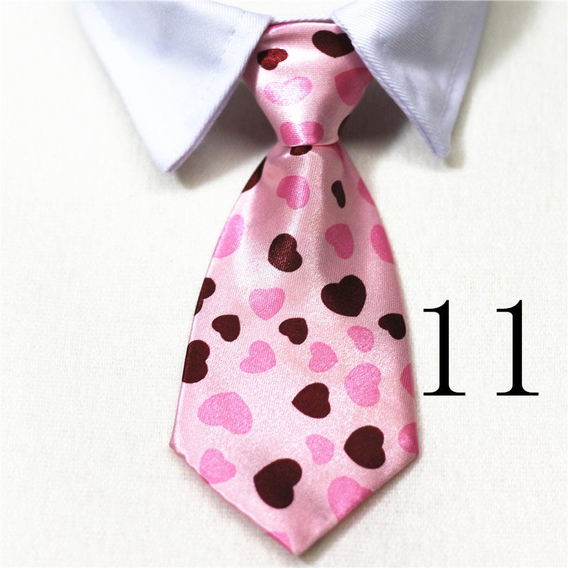 Pet Fake Tie Collar – Cotton, S/L Sizes, Multiple Colors - Image 4
