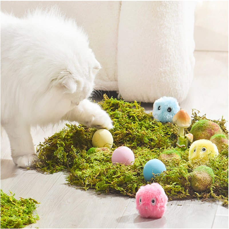Light Up Cat Toy Ball – Plush with Catnip and Sound - Image 5