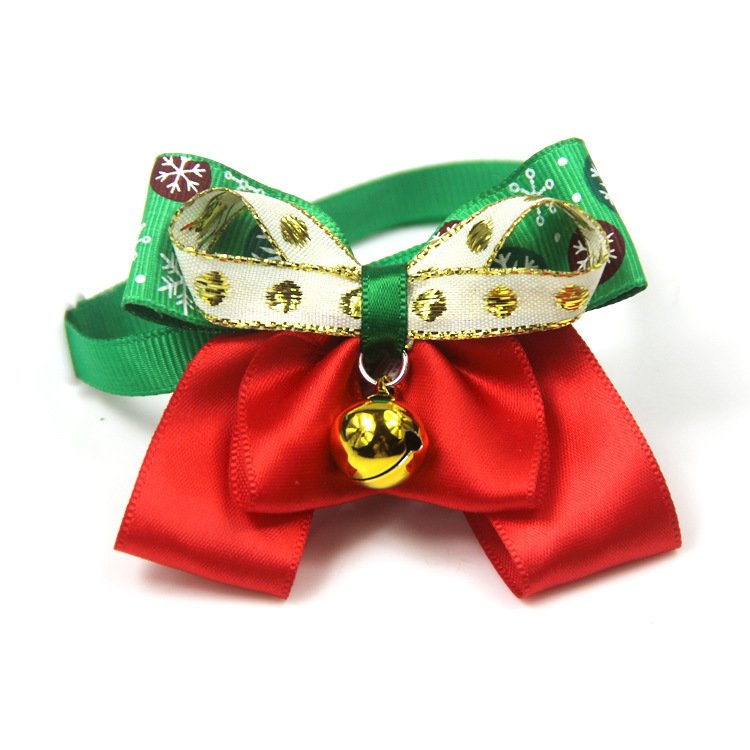 Pet Bow Collar Accessory – Adjustable Webbing Strap, 15 Colors - Image 8