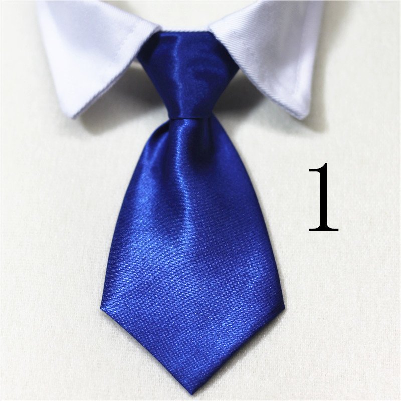 Pet Fake Tie Collar – Cotton, S/L Sizes, Multiple Colors - Image 9