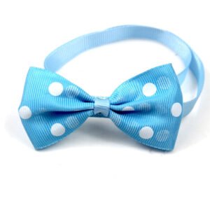 Alternative view of Pet Bow Collar Accessory – Adjustable Webbing Strap, 15 Colors