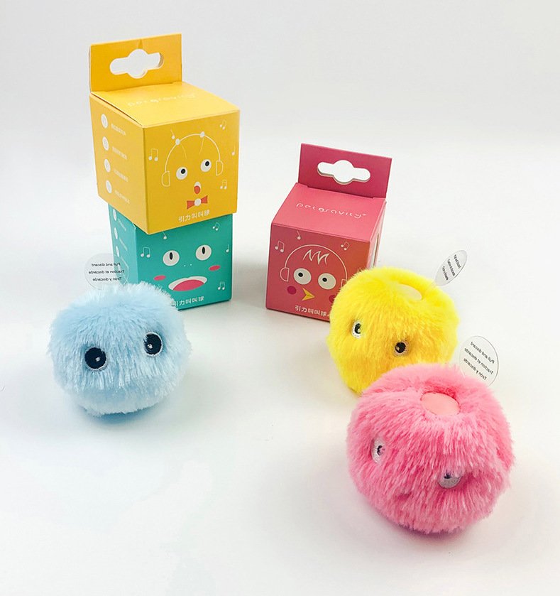 Light Up Cat Toy Ball – Plush with Catnip and Sound - Image 3