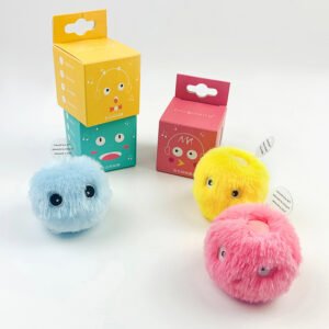 Alternative view of Light Up Cat Toy Ball – Plush with Catnip and Sound