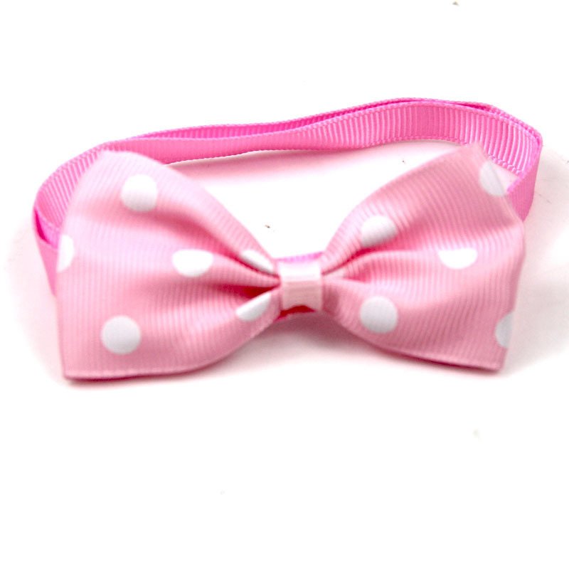 Pet Bow Collar Accessory – Adjustable Webbing Strap, 15 Colors - Image 7