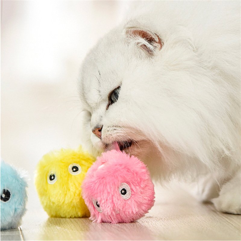 Light Up Cat Toy Ball – Plush with Catnip and Sound - Image 6